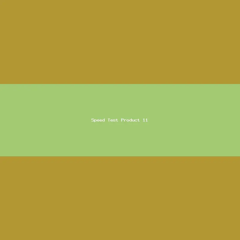 Speed Test Product 11