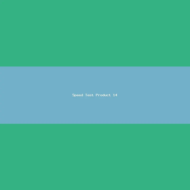 Speed Test Product 14