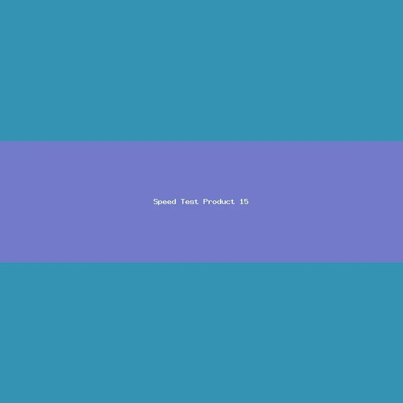 Speed Test Product 15