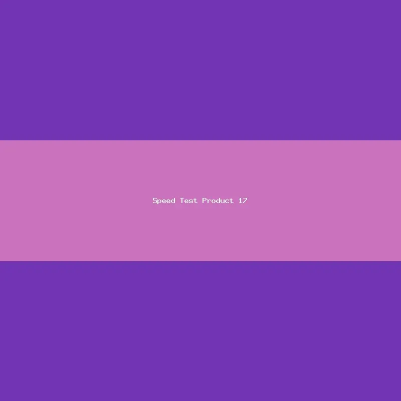 Speed Test Product 17