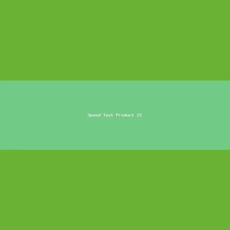 Speed Test Product 22