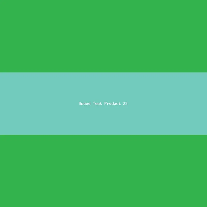 Speed Test Product 23