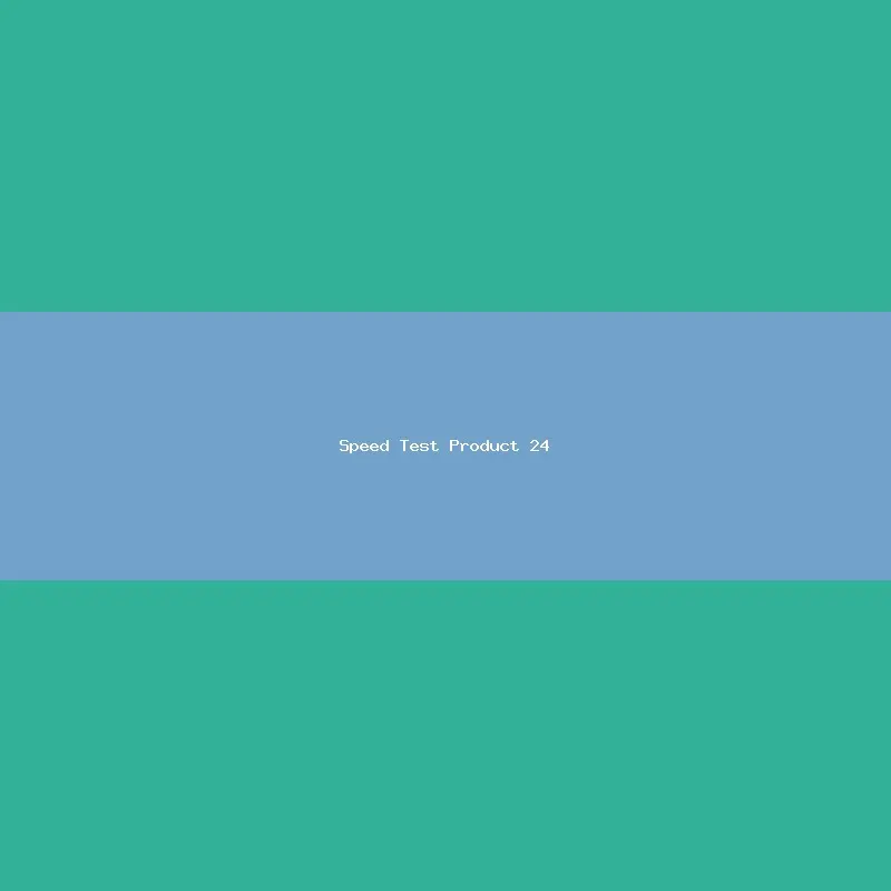 Speed Test Product 24