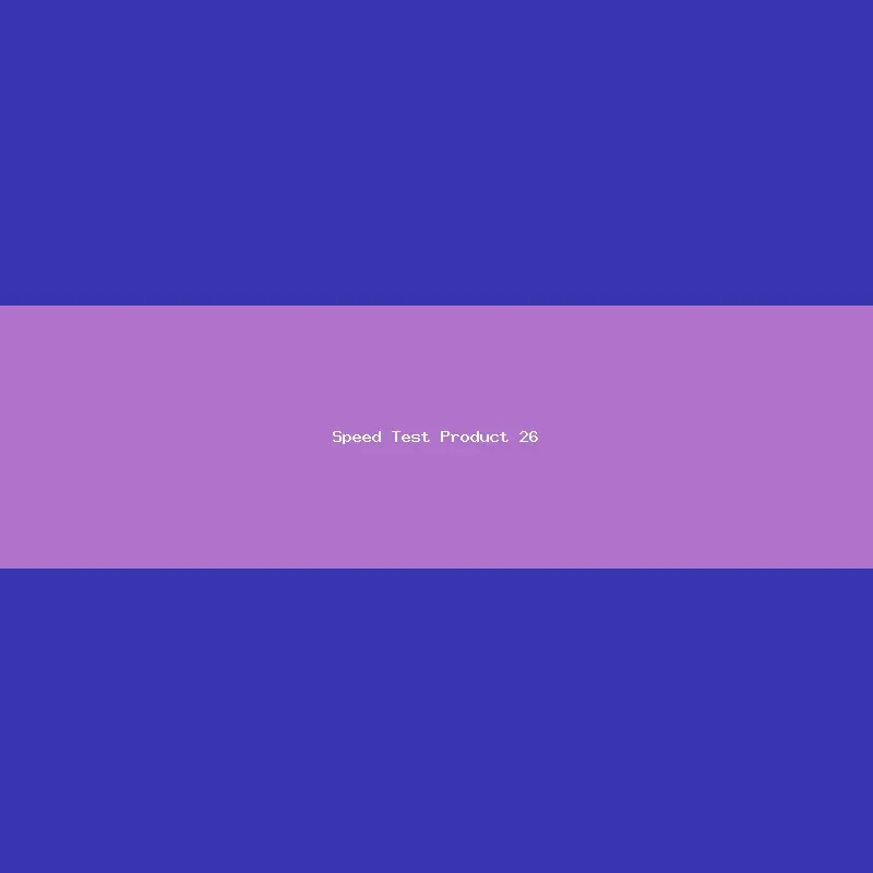 Speed Test Product 26