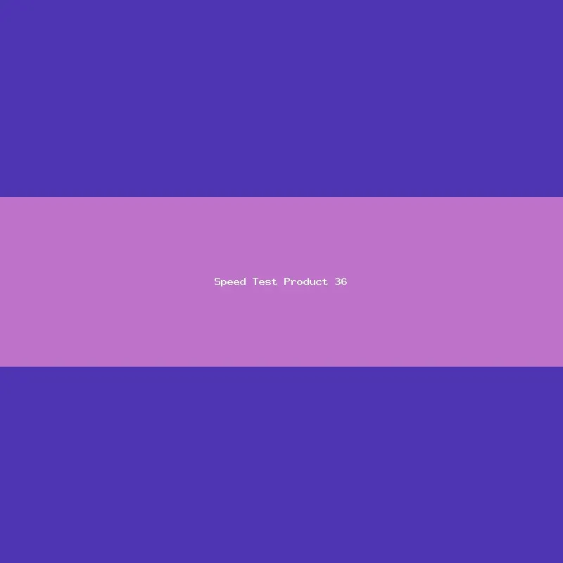 Speed Test Product 36
