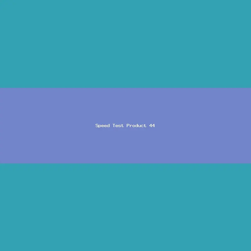 Speed Test Product 44
