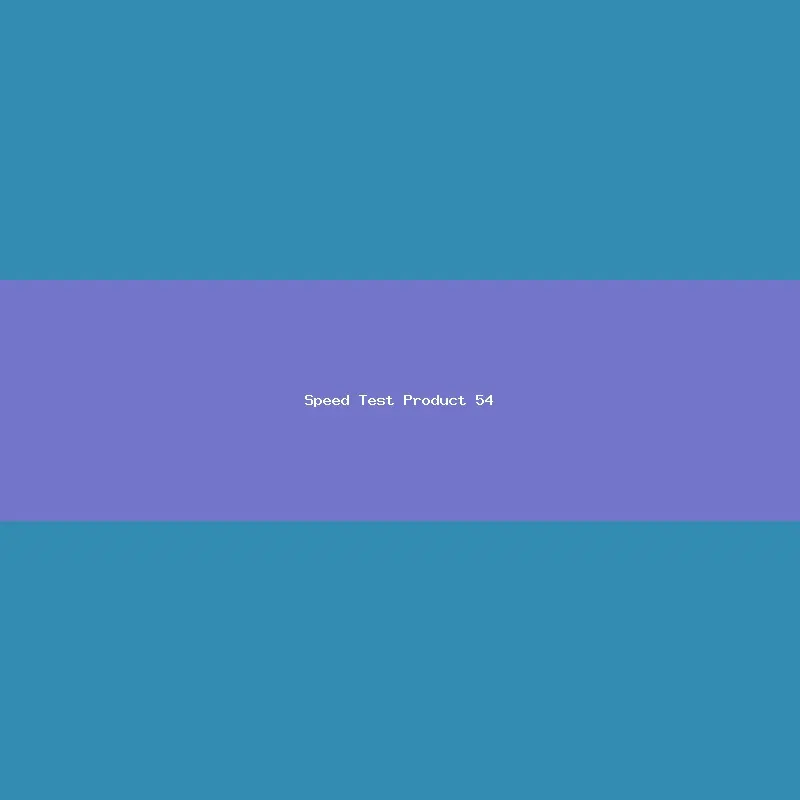 Speed Test Product 54