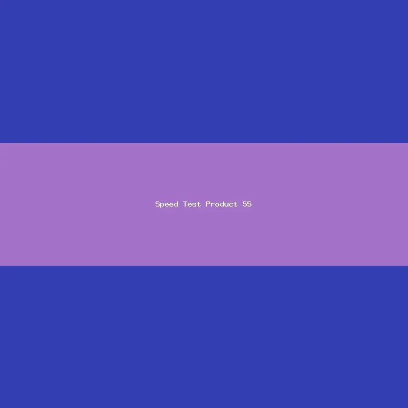 Speed Test Product 55