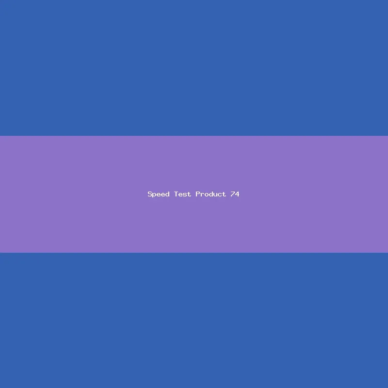 Speed Test Product 74