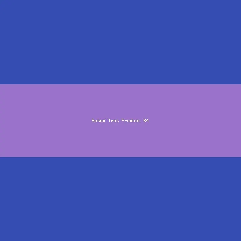 Speed Test Product 84